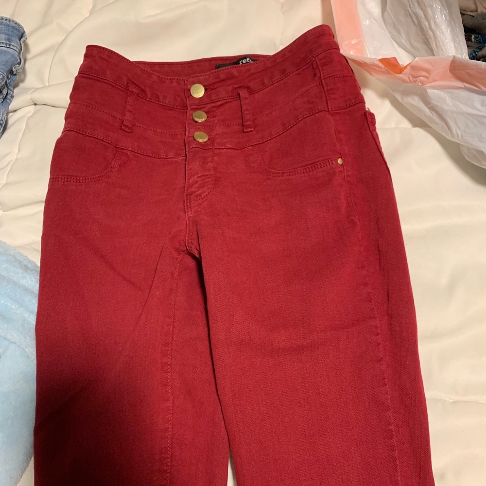 High waisted super skinny jeans